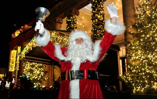 Pittville Pump Room Christmas Lights Switch On